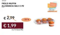 Prezzemolo e Vitale Frolsi muffin all'arancia offerta