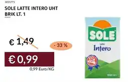 Prezzemolo e Vitale Sole latte intero uht brik offerta