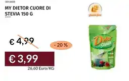 Prezzemolo e Vitale My dietor cuore di stevia offerta