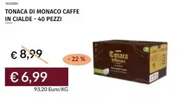 Prezzemolo e Vitale Tonaca di monaco caffe in cialde - 40 pezzi offerta
