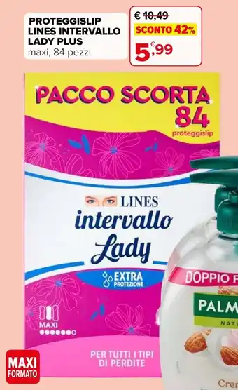 Proteggislip lines intervallo lady plus