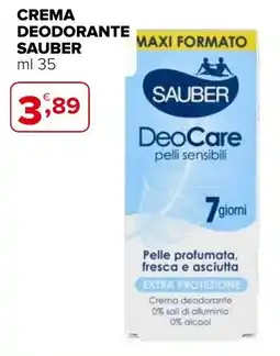 Iperal Crema deodorante SAUBER offerta