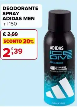 Iperal Deodorante spray ADIDAS MEN offerta
