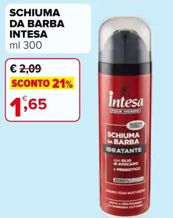 Iperal Schiuma da barba INTESA offerta