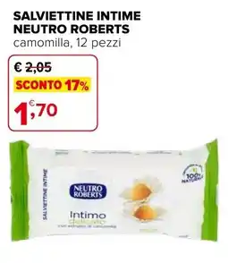 Iperal Salviettine intime NEUTRO ROBERTS offerta