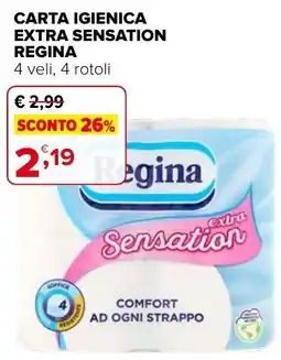 Iperal Carta igienica extra sensation REGINA offerta
