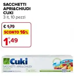 Iperal Sacchetti apri&chiudi CUKI offerta