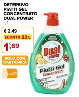 Iperal Detersivo piatti gel concentrato DUAL POWER offerta