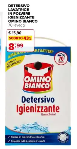 Iperal Detersivo lavatrice in polvere igienizzante OMINO BIANCO offerta