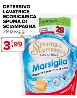 Iperal Detersivo lavatrice ecoricarica SPUMA DI SCIAMPAGNA offerta