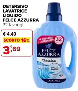 Iperal Detersivo lavatrice liquido FELCE AZZURRA offerta