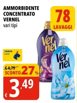 Tigros Ammorbidente concentrato VERNEL offerta