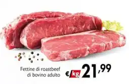 Maxi Supermercati Fettine di roastbeef di bovino adulto offerta