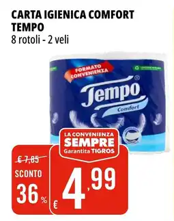 Tigros Carta igienica comfort TEMPO offerta