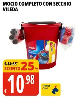 Tigros Mocio completo con secchio VILEDA offerta