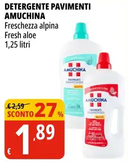 Tigros Detergente pavimenti AMUCHINA offerta