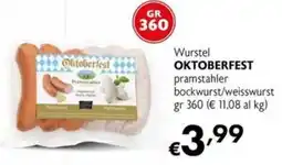 Maxi Supermercati Wurstel OKTOBERFEST pramstahler bockwurst/weisswurst offerta