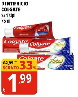 Tigros Dentifricio COLGATE offerta