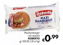 Maxi Supermercati Maxihamburger con sesamo ROBERTO offerta