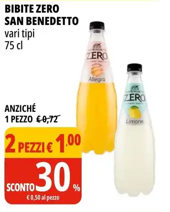 Tigros Bibite zero SAN BENEDETTO offerta