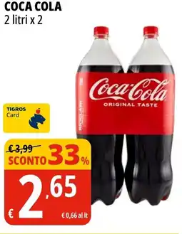 Tigros Coca cola offerta