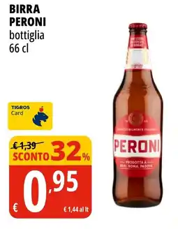 Tigros Birra PERONI bottiglia offerta