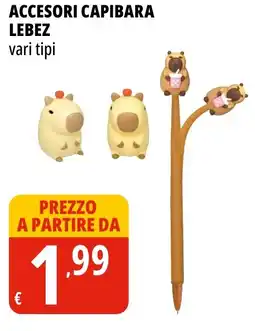 Tigros Accesori capibara LEBEZ offerta