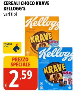 Tigros Cereali choco krave KELLOGG'S offerta