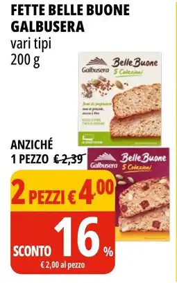 Tigros Fette belle buone GALBUSERA offerta