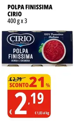 Tigros Polpa finissima CIRIO offerta