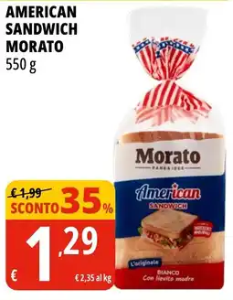 Tigros American sandwich MORATO offerta