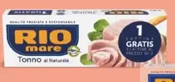 Tigros Tonno al naturale RIO MARE offerta