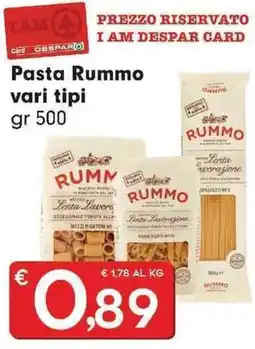 DeSpar Express Pasta Rummo offerta