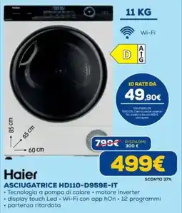 DIMOStore Haier ASCIUGATRICE HD110-D959E-IT offerta