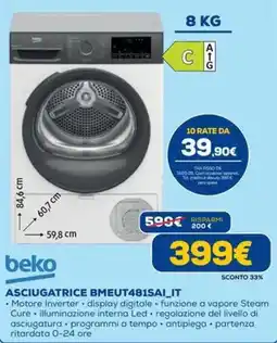 DIMOStore beko ASCIUGATRICE BMEUT481SAI_IT offerta