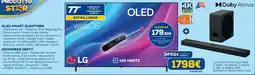 DIMOStore LG OLED SMART OLED77B56 + SOUNDBAR S80TY offerta