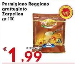 DeSpar Express Parmigiano Reggiano grattugiato Zarpellon offerta