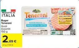 Carrefour Market Buger Teneroni offerta