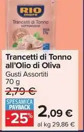 Carrefour Market Trancetti di Tonno all'Olio di Oliva offerta