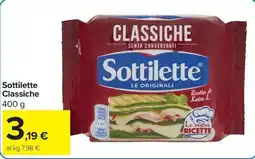 Carrefour Market Sottilette Classiche offerta