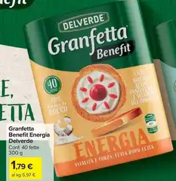 Carrefour Market Granfetta Benefit Energia Delverde offerta