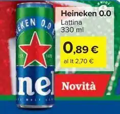 Carrefour Market Heineken 0.0 offerta