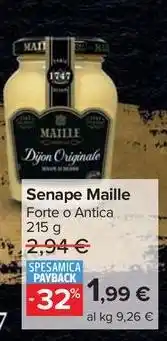 Carrefour Market Senape Maille Forte o Antica offerta