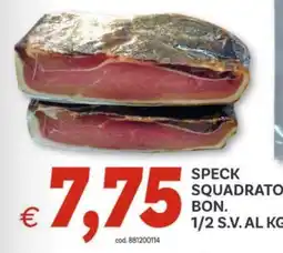 Vivo Supermercati Speck squadrato bon. 1/2 s.v. offerta