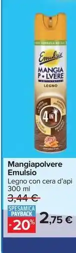 Carrefour Market Mangiapolvere Emulsio offerta