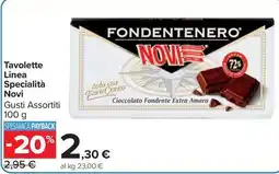 Carrefour Market Tavolette Linea Specialità Novi offerta