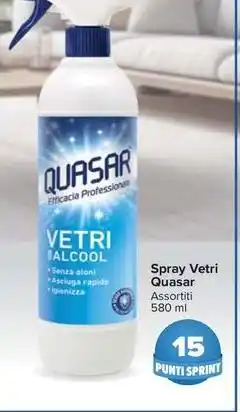 Carrefour Market Spray Vetri Quasar offerta