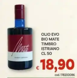 Vivo Supermercati Olio evo bio mate timbro istriano offerta