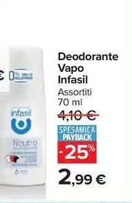 Carrefour Market Deodorante Vapo Infasil offerta