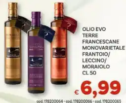 Vivo Supermercati Olio evo terre francescane monovarietale frantoio/ leccino/ moraiolo offerta